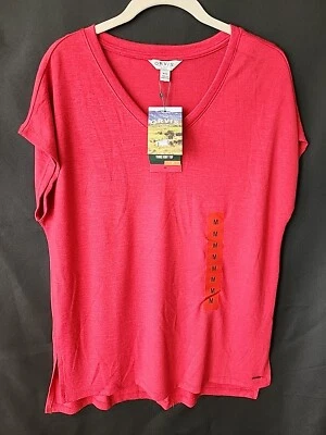 Camisa ORVIS Classic Collection Para Mujer Arcilla Quemada Roja Manga Corta Talla M Foto 1 de 4