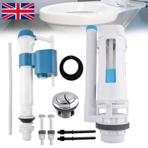 Universal Bathroom Cistern Repair Kit Toilet Dual Push Flush System Tool Set UK - Picture 1 of 5