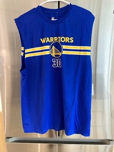 Golden State Warriors Curry #30 no sleeve sleeveless t shirt men's XL NWT NEW - Picture 1 of 3