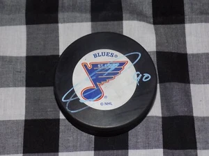 Ryan O'Reilly Signed St. Louis Blues Logo Hockey Puck - Picture 1 of 1