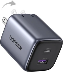 Compact 35W USB-C Charger: Nexode 2-Ports GaN Foldable PPS Fast Wall Charger - Picture 1 of 6