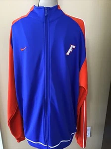 Team Nike Fit Dry Florida Gators Track Jacket / Blue Orange / LARGE - XL **READ - Picture 1 of 12