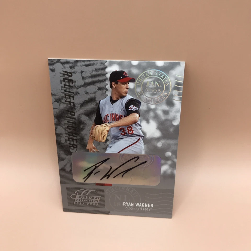 RYAN WAGNER 2005 HOJA SIGLO COLECCIÓN SELLOS POSTALES PLATA AUTOMÁTICO/250 Foto 1 de 2