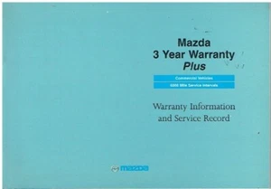 MAZDA B-SERIES (UN) PICK-UP & E-SERIES (SK) VAN 2001 SERVICE RECORD H.BOOK *VGC* - Picture 1 of 1