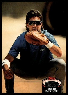 1992 Stadium Club #804 Roger McDowell Dodgers - Image 1 of 2