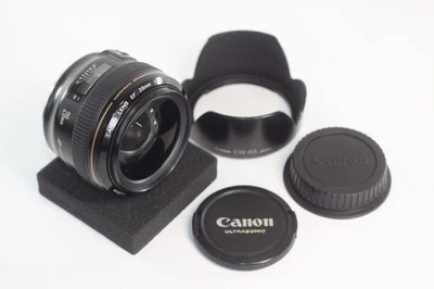 Lente AF gran angular Canon EF 28mm F/1.8 USM de Japón - Imagen 1 de 4