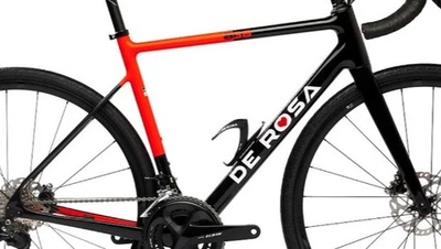 DEROSA 838 DISK Carbon Frame Set Black Red Glossy Color 46/50/52/54/56cm - Image 1 of 4
