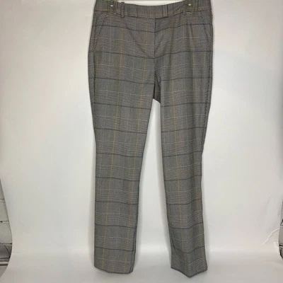 Reiss Women Suit Dress Pants Trousers Deborah Plaid Houndstooth Ankle Crop Sz 6 Foto 1 de 4