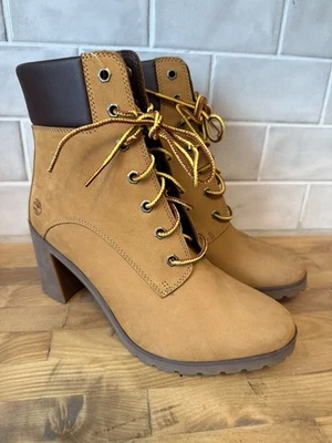 Bota TIMBERLAND Allington Botín con cordones Bronceado trigo NUBUCK Talla 9.5 Nueva sin caja A51 Foto 1 de 4