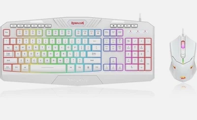 Teclado y ratón programable para juegos Redragon actualizado S101W-1, retroiluminado RGB Foto 1 de 4