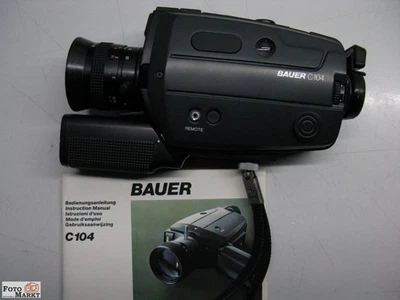 Bauer Super-8 Schmalfilmkamera Typ C-104 S8 Kamera Zoom-Objektiv 9-36 mm lens - Bild 1 von 4