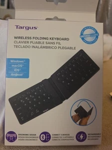 Targus Bluetooth Wireless Folding Keyboard Windows/macOS/iOS/Android NIB - Picture 1 of 3
