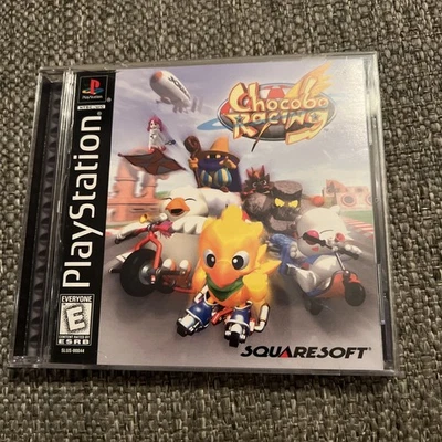 Chocobo Racing (Sony PlayStation 1, 1999) PS1 CIB w/ Manual + Reg Card Tested - Image 1 of 4