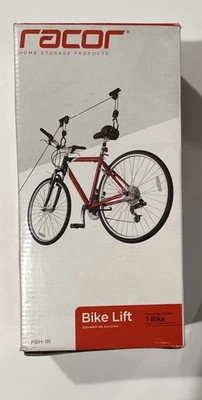 Racor Bike Storage Lift Ceiling Mount Hanging Hoist, Holds up to 50 lbs - Image 1 of 4