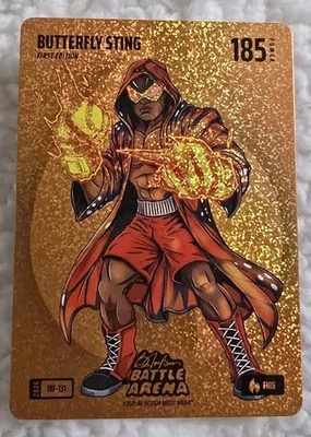 Bo Jackson Battle Arena - "BUTTERFLY STING" Mohammad ALI IBF-131 Fire Icon BF Foto 1 de 3