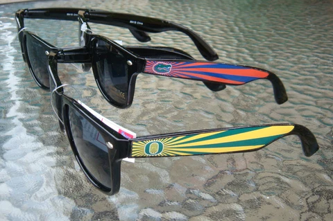 NCAA Sunglasses Official licensed Team Retro " Flame Side "  ( PICK TEAMS ) Cover