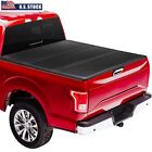 5.7/5.8FT 4-Fold Truck Bed Tonneau Cover For 2009-23 Dodge Ram 1500 W/o Ram Box