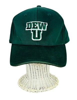 DE COLECCIÓN SOMBRERO DE MONTAÑA DEW U Verde Nuevo Universitario Universitario Béisbol Elástico Blanco Foto 1 de 4