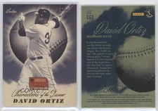 2013 Panini America's Pastime Characters of the Game Gold /25 David Ortiz HOF