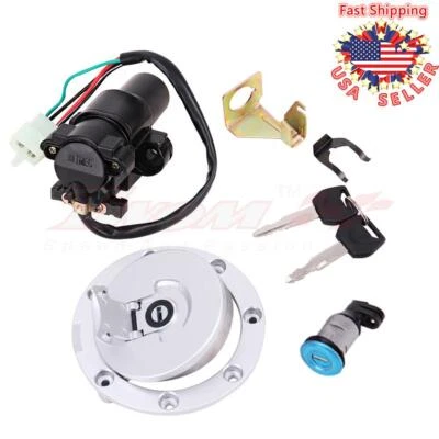 Interruptor de encendido llave de bloqueo de tapa de gas combustible para CBR900RR CBR929RR CBR954RR 2000-2003 Foto 1 de 4