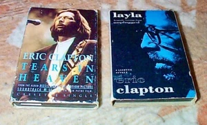 cassette singles ERIC CLAPTON Layla REPRISE Tears In Heaven UNPLUGGED Signe RUSH - Picture 1 of 2