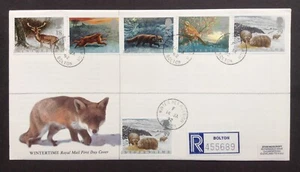 GB QEII 1992 set invernale primo giorno copertina, inverno hey Horwich Bolton CDS - Foto 1 di 2