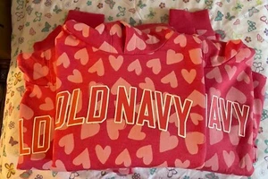 OLD NAVY Girls Hoodie Hearts, Size M, L , XL NWT! - Picture 1 of 4