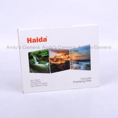 Haida 150x150mm CPL Optical Glass Circular Polarizer C-POL Filter Lee Compatible - Image 1 of 4