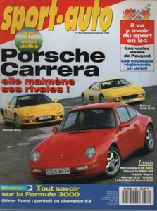 SPORT AUTO 382 PORSCHE 993 C2 HONDA NSX FERRARI 348 GTS MERCEDES C36 AMG BMW M3 - Imagen 1 de 2
