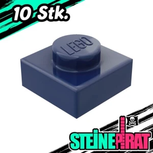 LEGO® 10x 3024 -NEU- Platte 1x1 / Platten / Basic / Dunkelblau / 4184108 - Bild 1 von 2
