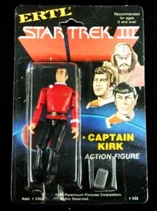 Star Trek III: Search For Spock Movie Capt Kirk ERTL 4" Action Figure MOC SEALED - Picture 1 of 1