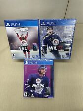 Lot of 3 NHL 16, 17, 20 Brand New Factory Sealed Free Shipping PlayStation 4