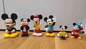Lot of Disney Mickey Mouse Toys Figures Bubbles Flashlight Playskool Vintage - Picture 1 of 18