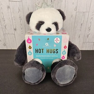 Neu Aroma Home Snuggable Hottie mikrowellengeeignet Lavendel duftender Panda Bär Plüsch - Bild 1 von 10