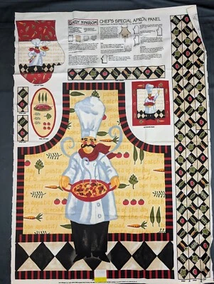 Kit artesanal de panel de tela Daisy Kingdom vintage delantal especial guantes de horno de chef Foto 1 de 4