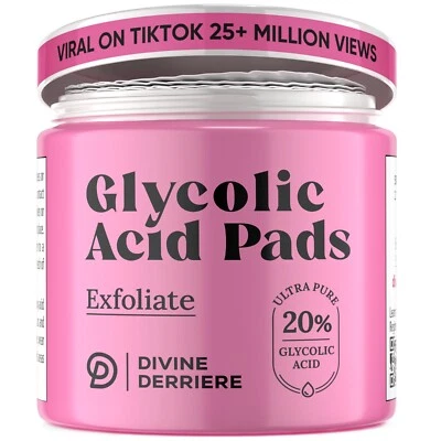 HIGH PURITY Glycolic Acid Pads, Exfoliating Peel Pads, Resurfacing Glycolic Pads - Image 1 of 4