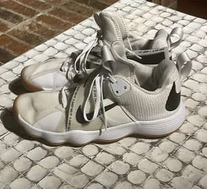 Nike React Hyperset Tennisschuhe Volleyball Damengröße 9,5 weiß/gummifarben - Bild 1 von 5