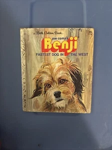 1978 Little Golden Book Joe Camp's Benji Fastest Dog in the West A - Picture 1 of 2
