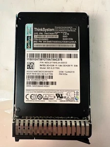 01GV823 LENOVO 1.6TB 12G SAS 2,5" SFF SSD STATO SOLIDO MZILS1T6HEJH MZ-ILS1T6N - Foto 1 di 2