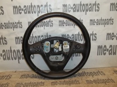 2004-2007 CADILLAC CTS VOLANTE DE FÁBRICA FABRICANTE DE EQUIPAMENTO ORIGINAL COURO ÉBANO 25750358 - Imagem 1 de 4