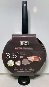 Sartén de cerámica de cobre IKO 3,5 cuartos de galón uniforme al calor, resistente a las manchas, apta para lavavajillas - Imagen 1 de 3
