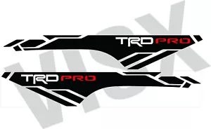 X2 TRD PRO off-road vinyl decals for 2013-2019 Toyota Tacoma bed side - Picture 1 of 1