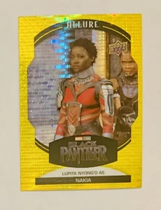 2022 UD Marvel Allure LUPITA NYONG'O - NAKIA GELBES TAXI #73 SCHWARZER PANTHER - Bild 1 von 2