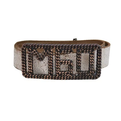 Cinturón Vintage M60 Miss Sixty 100% Cuero Hebilla Talla M Hecho en Italia Foto 1 de 4