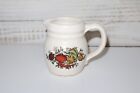 Vintage McCoy Pottery 6.5 in Pitcher White with Vegetables