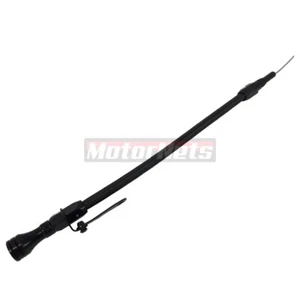 Varilla de medición de aceite flexible 1965-91 BBC Chevy 396-427-454-502 negro Billet aluminio - Imagen 1 de 3