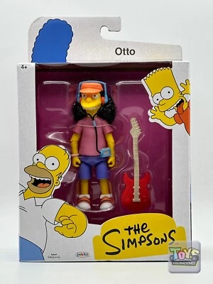 Figura Jakks Pacific Los Simpson Otto con Guitarra 5" 2024 NUEVO LANZAMIENTO Foto 1 de 4