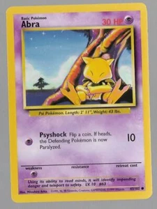 Base Set #043/102 Abra - Bild 1 von 2