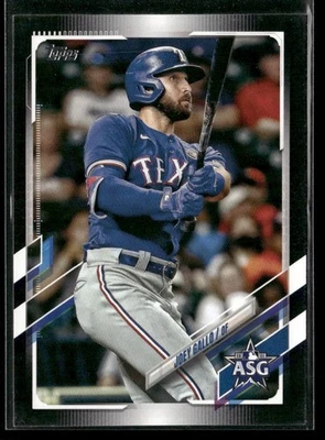 2021 Topps Update Joey Gallo ASG-48 Texas Rangers 2021 MLB All-Stars Black /299 - Image 1 of 2