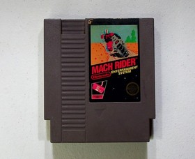 Mach Rider NES Nintendo Entertainment System Video Game Racing Action